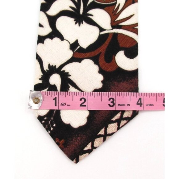 Vintage Hawaiian Wide Tie Lot Kahala Creations Prince Kuhio Floral Hawaii Made - Picture 11 of 13
